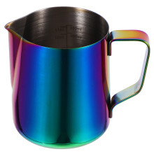 Multi-Color Kitchen Milk Pitcher 304 Stainless Steel Latte Frother