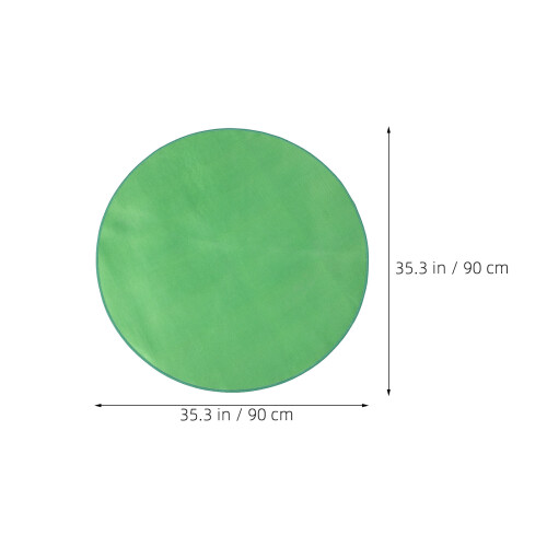 Green Noise-Reducing Mahjong Table Mat Anti-Slip 1