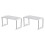 4Pcs White Kitchen and Bathroom Storage Rack Stackable Floor Organizer 1