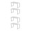 4Pcs White Kitchen and Bathroom Storage Rack Stackable Floor Organizer 4