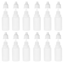 12Pcs Lightweight Squeezable Plastic Eye Dropper Bottles for Home Use