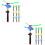 18Pcs Pull String Helicopter Toys Plastic Outdoor Play 6