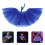 5St Afneembare Blauwe Clown Kraag Polyester Dames Accessoires 10