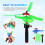 18Pcs Pull String Helicopter Toys Plastic Outdoor Play 9