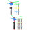 18Pcs Pull String Helicopter Toys Plastic Outdoor Play 7