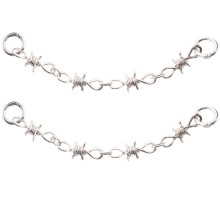 4St Punk Schoenkettingen Metalen Charms Modieuze Schoenversiering