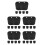 30St Zwarte Boot Inserts Van PVC Vormbehoud En Steun 10