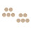 10St Kruissteek Chips Compact Goudkleurig Creatief Geschenk 5