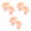 3Pcs Soft Silicone Ear Model Beige Human Ear Display for Earring Shop 6