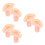 3Pcs Soft Silicone Ear Model Beige Human Ear Display for Earring Shop 4