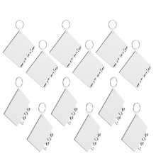 40St Witte Sublimatie Sleutelhangers Mdf Blank Voor Afstudeerceremonie