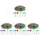20000St ABS Multi-Functionele Ronde Pushpins Voor Thuis En Kantoor 4
