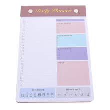 5St Multi Kleurig Dagelijks Notitieboekje Tear Off Planner