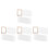 4Sets A5 Papermaking Mold Frame Met Vervangbare Mesh En Voering 6