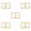 10St Robuuste Papier Screen Beige DIY Knutselkit Kinderen 5