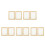 10St Robuuste Papier Screen Beige DIY Knutselkit Kinderen 9