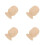 4St Onbehandelde Posts Finials Beige Voor Trap En Interieur 6