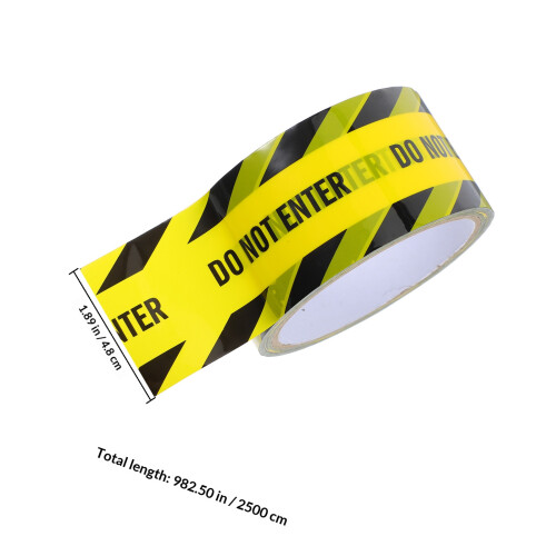 1 Rol Do Not Enter Zelfklevend Waarschuwingslabel 1