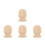 4St Onbehandelde Posts Finials Beige Voor Trap En Interieur 5