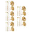 25St Gouden Messing Wierook Set Voor -Je-Eigen Wierook Thuis 9
