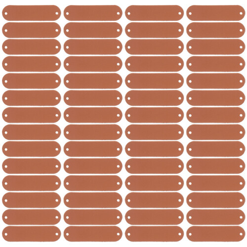 500Pcs Chocolate Tags for DIY Crochet Clothes Sewing Labels 1