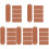 500Pcs Chocolate Tags for DIY Crochet Clothes Sewing Labels 3