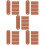 500Pcs Chocolate Tags for DIY Crochet Clothes Sewing Labels 8