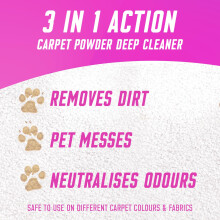 Vanish Oxi Action Carpet Powder Spring Flowers 650g Eliminates Dirt Pe