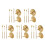 25St Gouden Messing Wierook Set Voor -Je-Eigen Wierook Thuis 8
