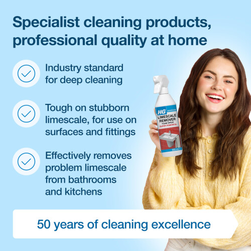 HG HG Limescale Remover Foam Spray Super Powerful Bathroom  Kitchen Clean 2