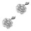 4St Bloem Schoenaccessoires Clips Van Satijn Dames 9