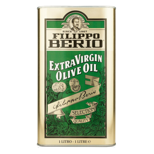 Filippo Berio Extra Virgin Olive Oil Tin, 1L