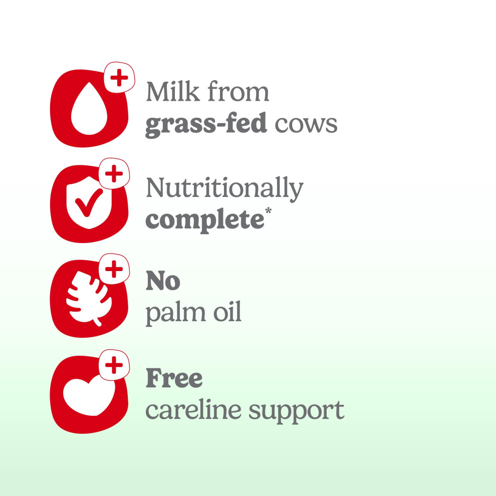 Cow & Gate Cow Gate 1 First Baby Milk Formula Starter Pack From Birth 6X70ml