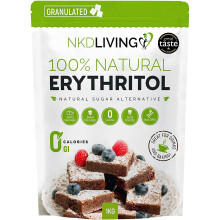 100% Natural Erythritol 1 Kg (2.2 lb) | Granulated Zero Calorie Sugar Replacement (2.2 lb)