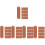 500Pcs Chocolate Tags for DIY Crochet Clothes Sewing Labels 6