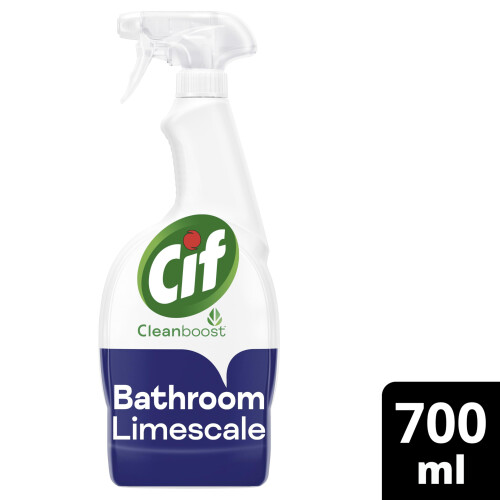 Cif Cif Cleanboost Bathroom Spray 100 grime  limescale removal for cleaning cer 1