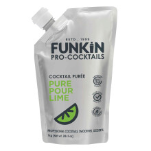 FUNKIN Pure Pour Lime Puree Cocktail Mixer | Made w/ Real Fruit |
