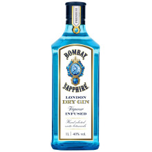 Bombay Sapphire London Dry Gin 40 vol 100 cl 1 L 100 Vapour Infused Spirit