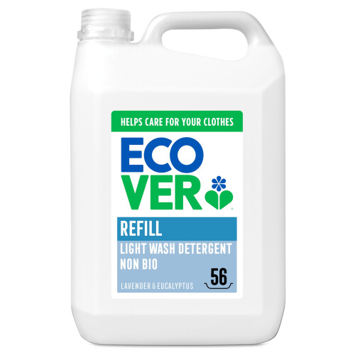 Ecover Ecover Non Bio based Laundry Washing Liquid, Lavender & Eucalyptus, 56 Washes, 5L 1