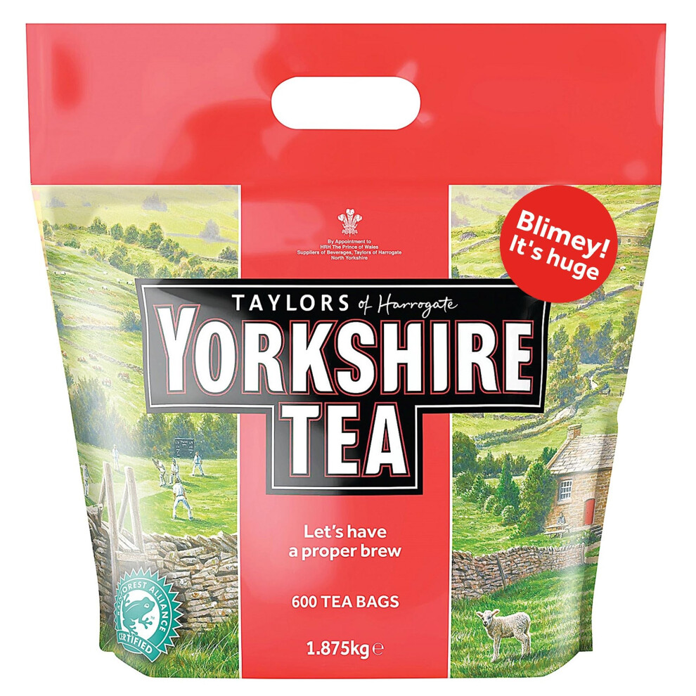 Yorkshire Tea Total 600 Tea Bags Pack Of 1875 Kg