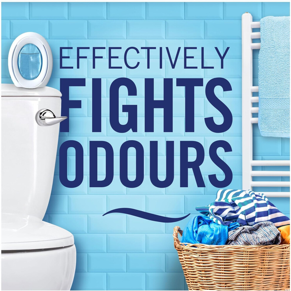 Febreze Bathroom Air Freshener Odour Fighter Cotton Fresh 8 Items Bath-image-OPC-PVR5TPN-NEW