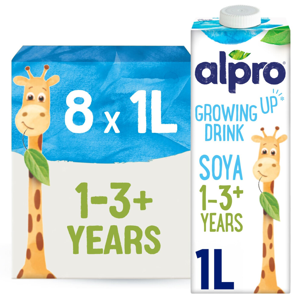 Alpro Soya Growing Up Drink Plantbased Long Life Dairy Free Lactose Free