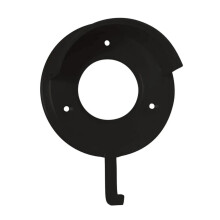 (One Size, Black) Roma Metal Bridle Rack