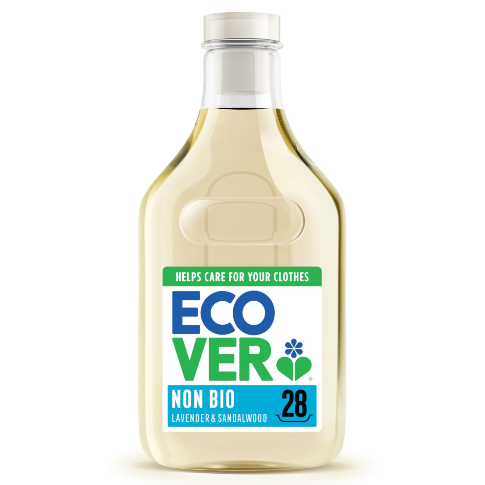 Ecover Non-Bio Laundry Liquid, Lavender & Sandalwood, 28 Washes, 1L - Image 3