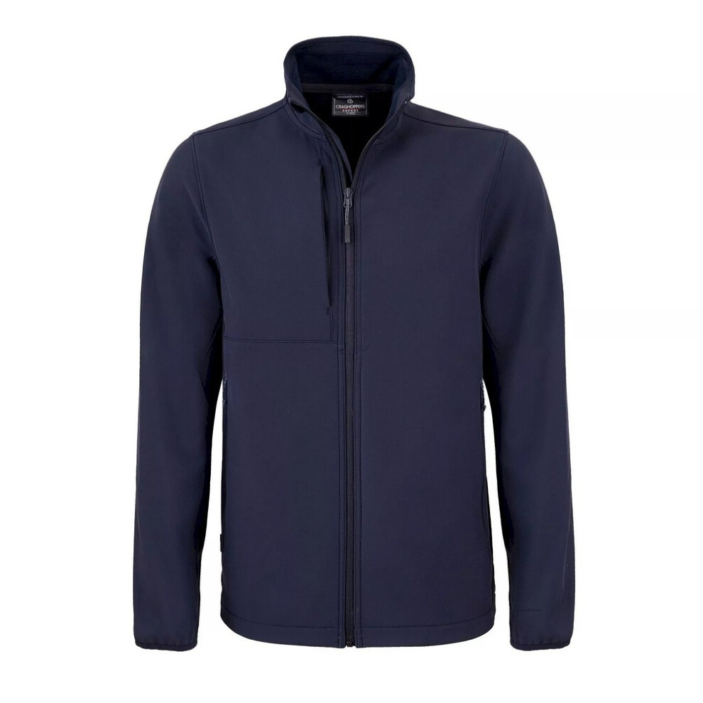 Craghoppers (L, Dark Navy) Mens Expert Basecamp Soft Shell Jacket Blue,Multicoloured