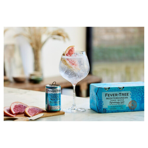 Fever-Tree Refreshingly Light Mediterranean Tonic Water 24x150ml 1