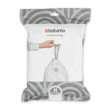 Brabantia PerfectFit Bin Liners (Size H/50-60 Litre) Thick Plastic