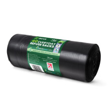 BIN IT 40 Drawstring, Everyday Refuse Sacks, Bin Bags, Bin Liners, 70