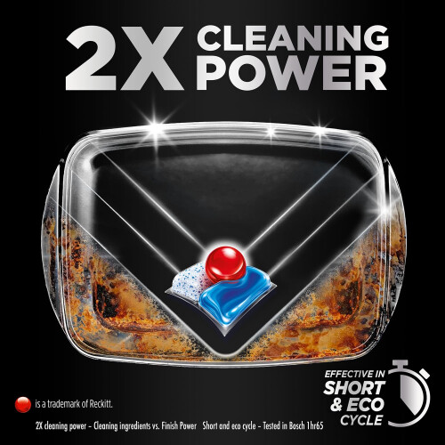 Finish Finish Dishwasher Tablet, Ultimate Infinity Shine, 80 Tablets, Fresh Scent, Clea 1