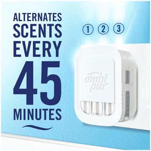 Febreze Febreze 3Volution Air Freshener PlugIn Starter Kit  4 Refills 20ml x 4 – Pe 1